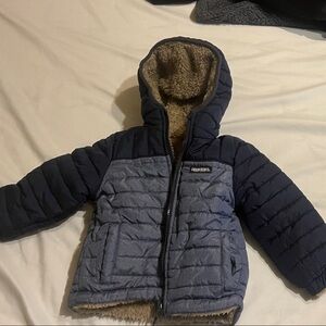 OshKosh B'gosh Navy and Gray Puffer Jacket